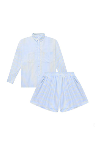 Ezra Set in Light Blue & Yellow