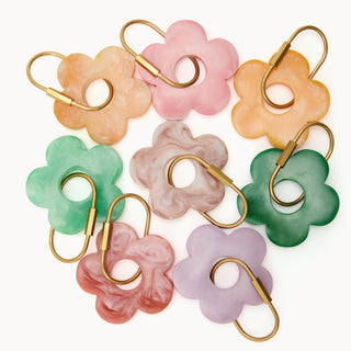 Resin Flower Keyring