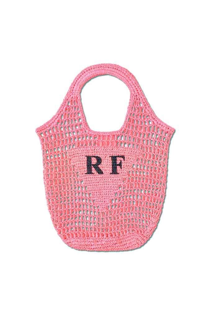 Personalised Woven Raffia Bag