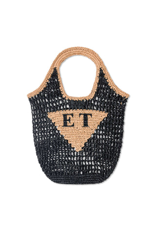 Personalised Woven Raffia Bag
