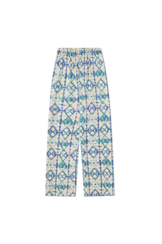 Lenny Set in Blue Tie Dye