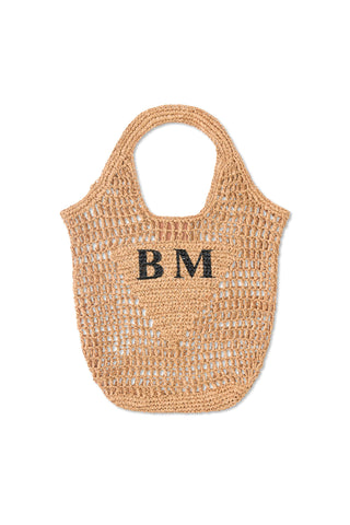 PRE-ORDER Personalised Raffia Bag