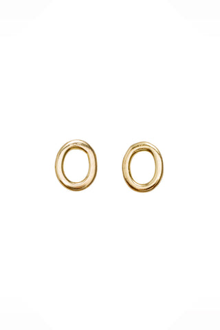 Geo Oval Studs