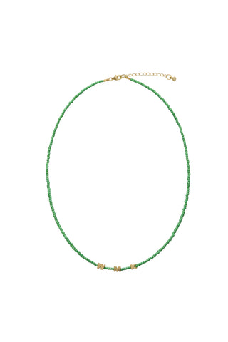 Tiny Dancer Beaded Initials Necklace