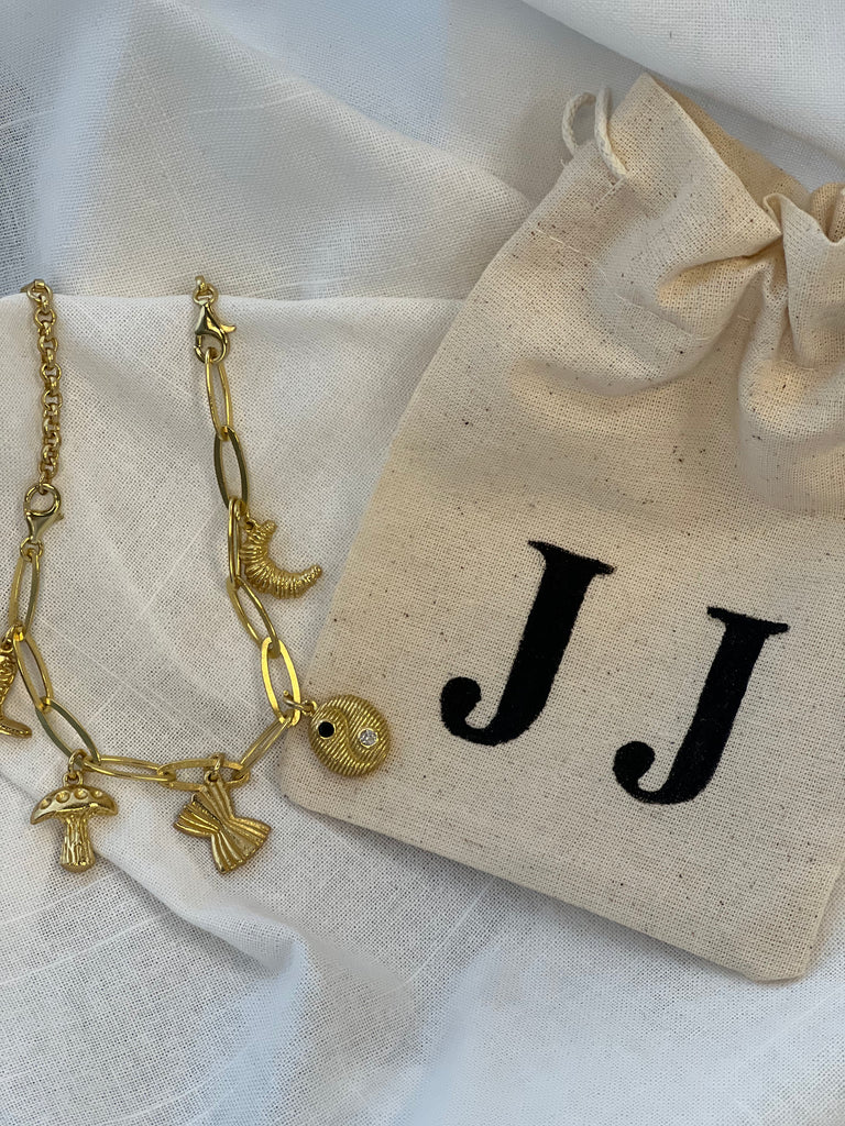 Personalised Calico Jewellery Bag