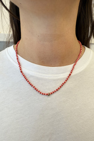 Tiny Dancer Beaded Initials Necklace