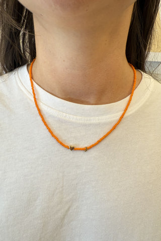 Tiny Dancer Beaded Initials Necklace