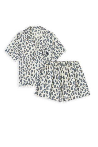 Personalised Pyjama Short Set - Leopard