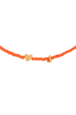 Tiny Dancer Beaded Initials Necklace