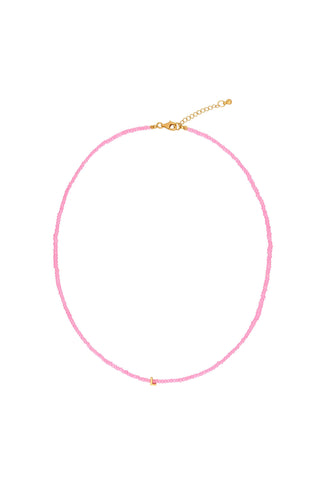 Tiny Dancer Beaded Initials Necklace