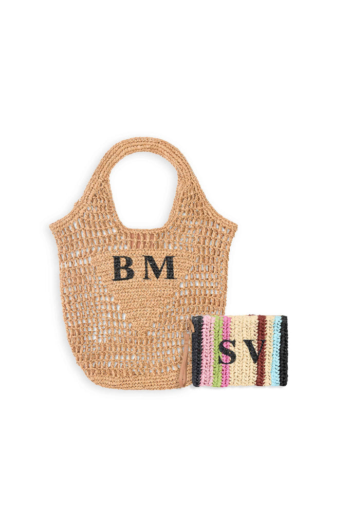 Raffia Bag & Clutch Bundle
