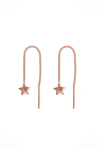 Threaded Star Earrings