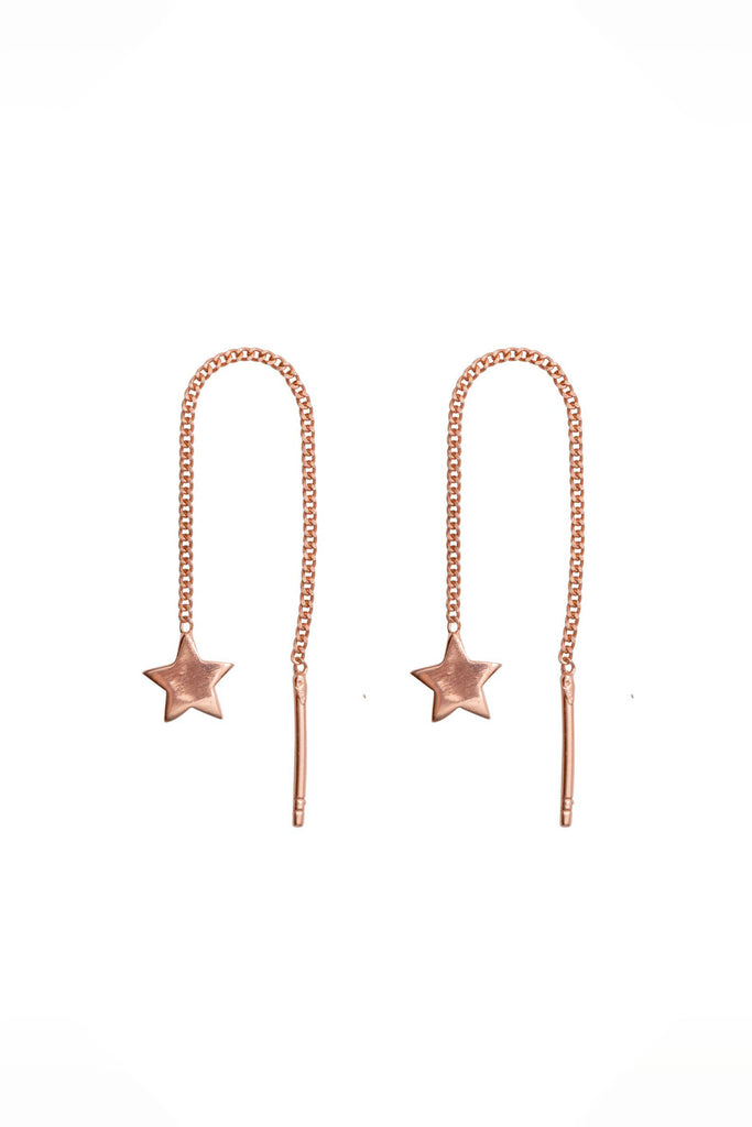 Threaded Star Earrings
