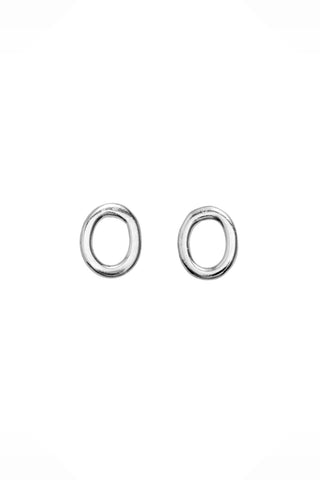 Geo Oval Studs