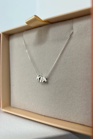 Tiny Dancer Initials Necklace