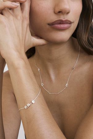 Tiny Dancer Initials Bracelet