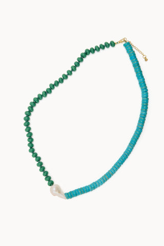 Eleanor Turquoise Beaded Necklace
