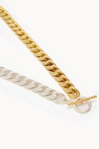 Celine Two Tone Chain Necklace
