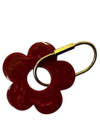 Resin Flower Keyring