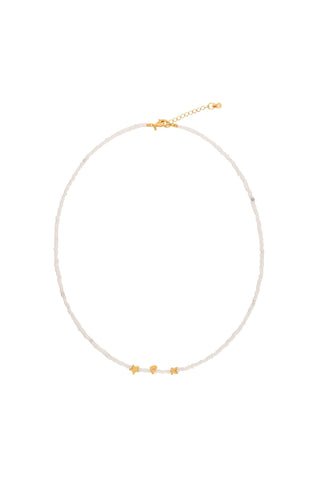 Tiny Dancer Beaded Initials Necklace