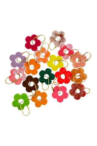 Resin Flower Keyring