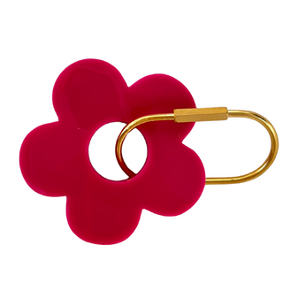 Resin Flower Keyring