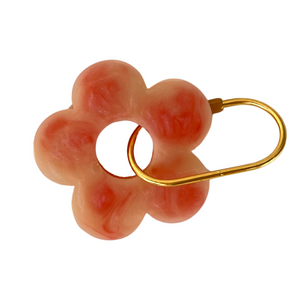 Resin Flower Keyring