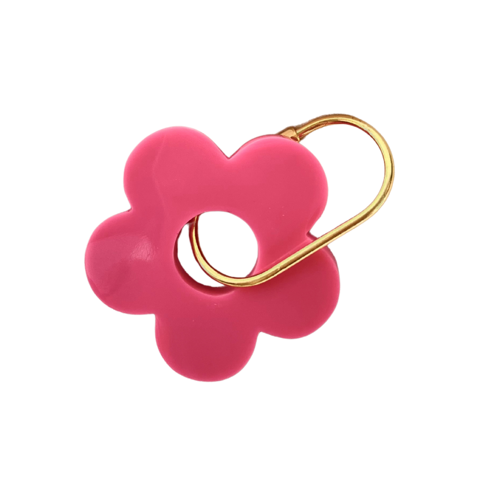 Resin Flower Keyring