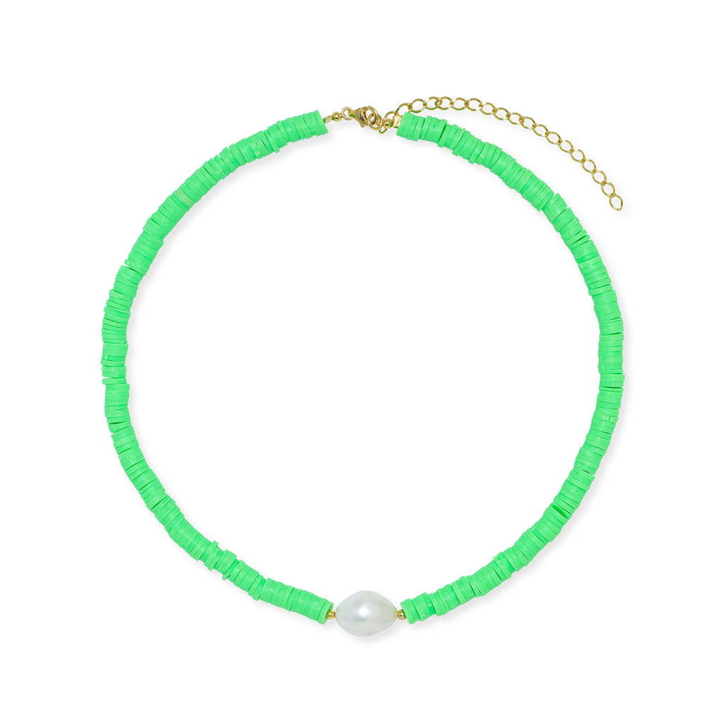 Mimi Necklace - Neon Green
