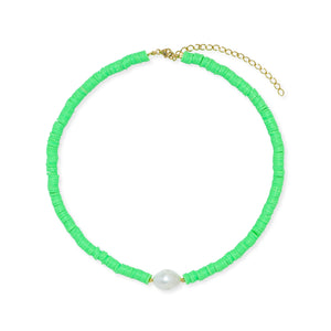 Mimi Necklace - Neon Green