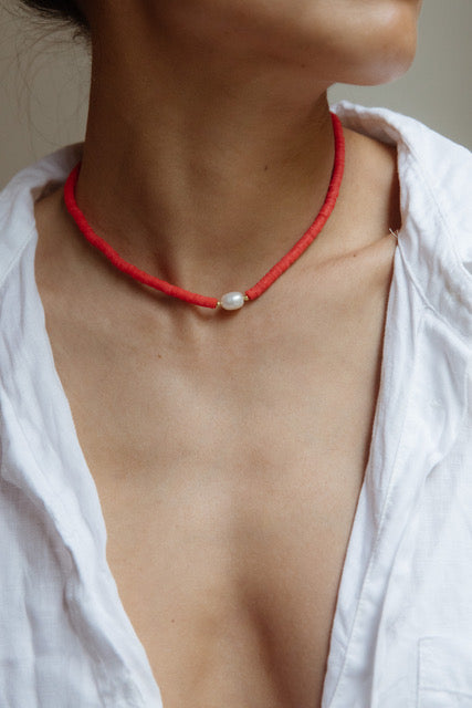 Mimi Necklace - Red