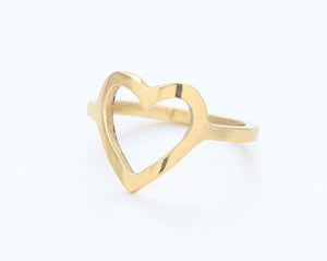 CUT OUT HEART RING