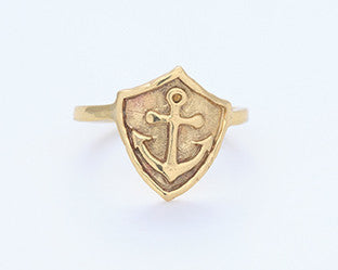 ANCHOR BADGE RING
