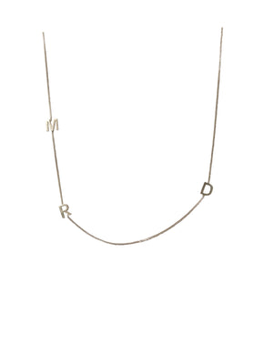 'MRD' 18” Sterling silver necklace