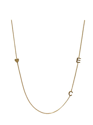 '♡CE' 18” Gold plated necklace