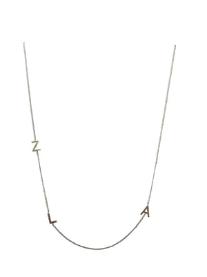 'ZLA' 18” sterling silver necklace