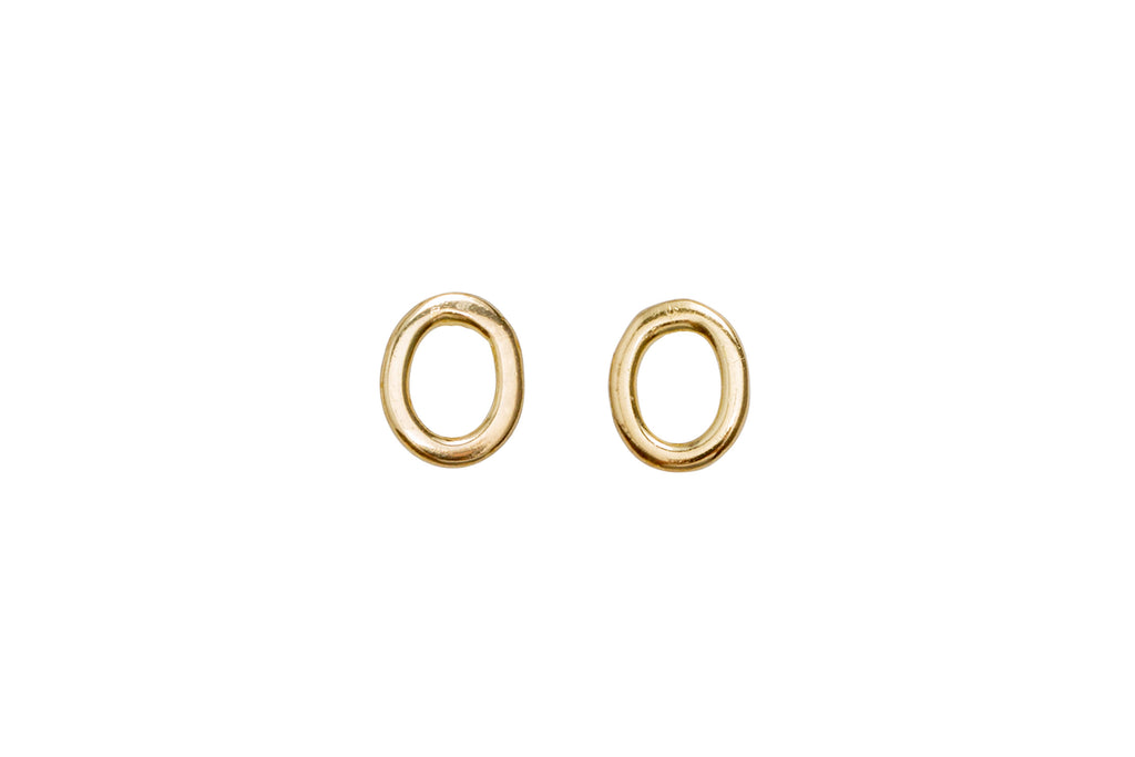 Geo Oval Studs