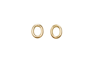 Geo Oval Studs